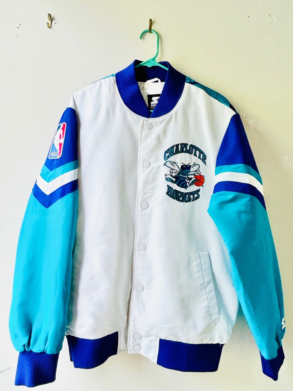 Charlotte Hornets Logo Starter Jacket
